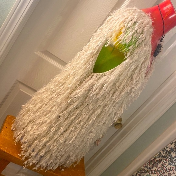 JODIFL Boho Hippie Viking Shaggy Knit Vest - Picture 9 of 15